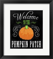 Welcome Pumpkin Patch Fine Art Print