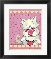 Heart Snuggles Framed Print