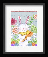 Carrots And Bunny Fine Art Print
