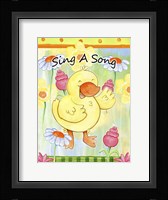 Sing Your Own Song Framed Print