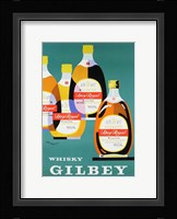Gilbey Whisky Framed Print