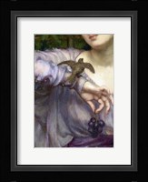Edward John Poynter, Lesbia and her sparrow Detail 1907 Fine Art Print