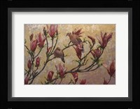 Doves On Gold Fine Art Print