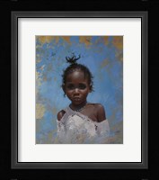 Girl Blue Fine Art Print