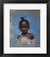 Girl Blue Fine Art Print