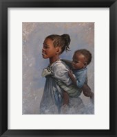 He Aint Heavy Framed Print