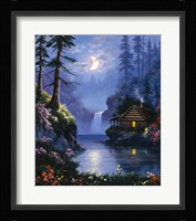 Wood Cabin Framed Print