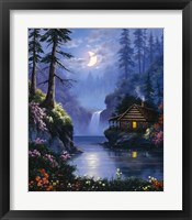 Wood Cabin Framed Print
