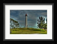 Lighthouse with Red Top Fine Art Print