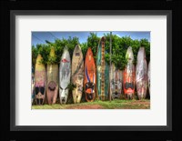 Surf Boards Framed Print