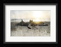 Sand Castle I Framed Print