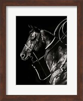 Scratchboard Rodeo V Fine Art Print