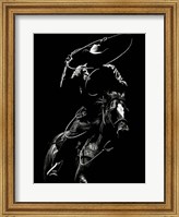 Scratchboard Rodeo VII Fine Art Print