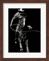 Scratchboard Rodeo VIII Fine Art Print