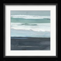 Teal Sea I Framed Print