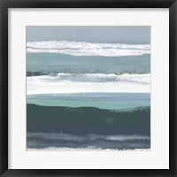 Teal Sea II Framed Print