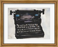 Typing II Fine Art Print