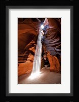 Sun Shining Through Canyon I Framed Print