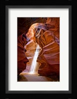 Sun Shining Through Canyon III Framed Print