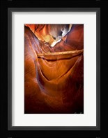 Sun Shining Through Canyon V Framed Print