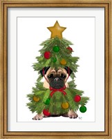 Pug, Christmas Tree Costume Fine Art Print