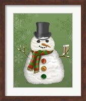 Snowman Selfie Fine Art Print