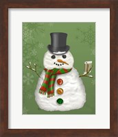 Snowman Selfie Fine Art Print