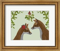 Foxes and Mistletoe Fine Art Print