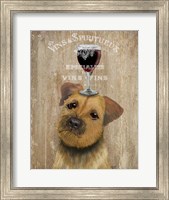 Dog Au Vin, Border Terrier Fine Art Print