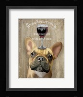 Dog Au Vin, French Bulldog Fine Art Print