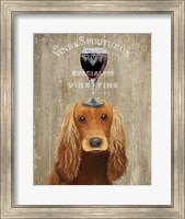 Dog Au Vin, Cocker Spaniel Fine Art Print