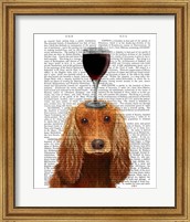 Dog Au Vin, Cocker Spaniel Fine Art Print