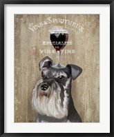 Dog Au Vin, Schnauzer Fine Art Print