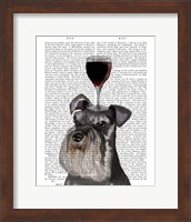 Dog Au Vin, Schnauzer Fine Art Print