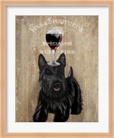 Dog Au Vin, Scottish Terrier Fine Art Print