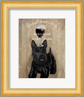 Dog Au Vin, Scottish Terrier Fine Art Print