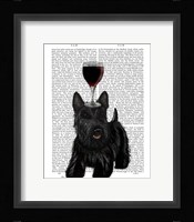 Dog Au Vin, Scottish Terrier Fine Art Print