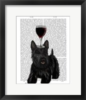 Dog Au Vin, Scottish Terrier Fine Art Print