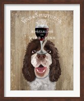 Dog Au Vin, Springer Spaniel Fine Art Print