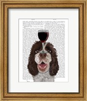Dog Au Vin, Springer Spaniel Fine Art Print