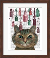 Cheshire Cat and Bottles Fine Art Print