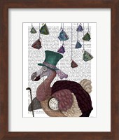 Dodo with Hanging Teacups Fine Art Print