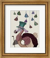 Dodo with Hanging Teacups Fine Art Print