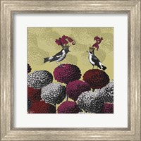 Blooming Birds, Chrysanthemum 2 Fine Art Print