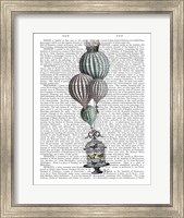 Balloon and Bird Cage 1 Fine Art Print