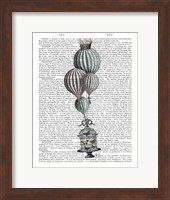 Balloon and Bird Cage 1 Fine Art Print