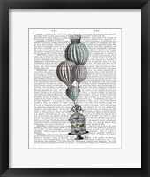 Balloon and Bird Cage 1 Fine Art Print