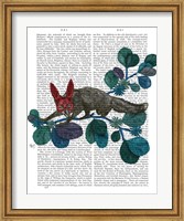 Sly Fox in Bunny Mask Fine Art Print