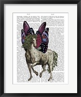 Horse with Butterfly Wings Fine Art Print