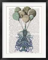 Octopus Cage and Balloons Fine Art Print